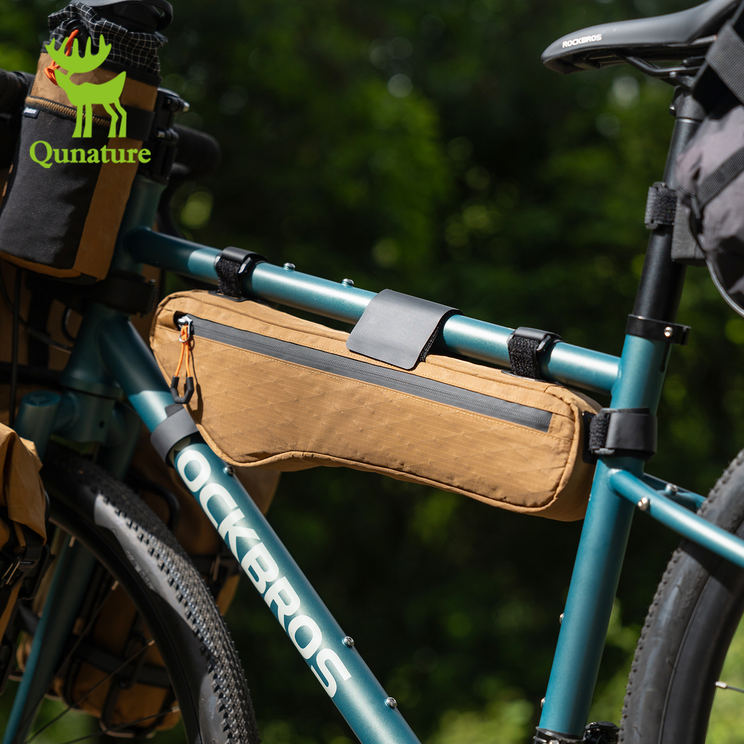 Cycling Gear Storage - Qunature Bikepacking Bag Bike Frame Bag