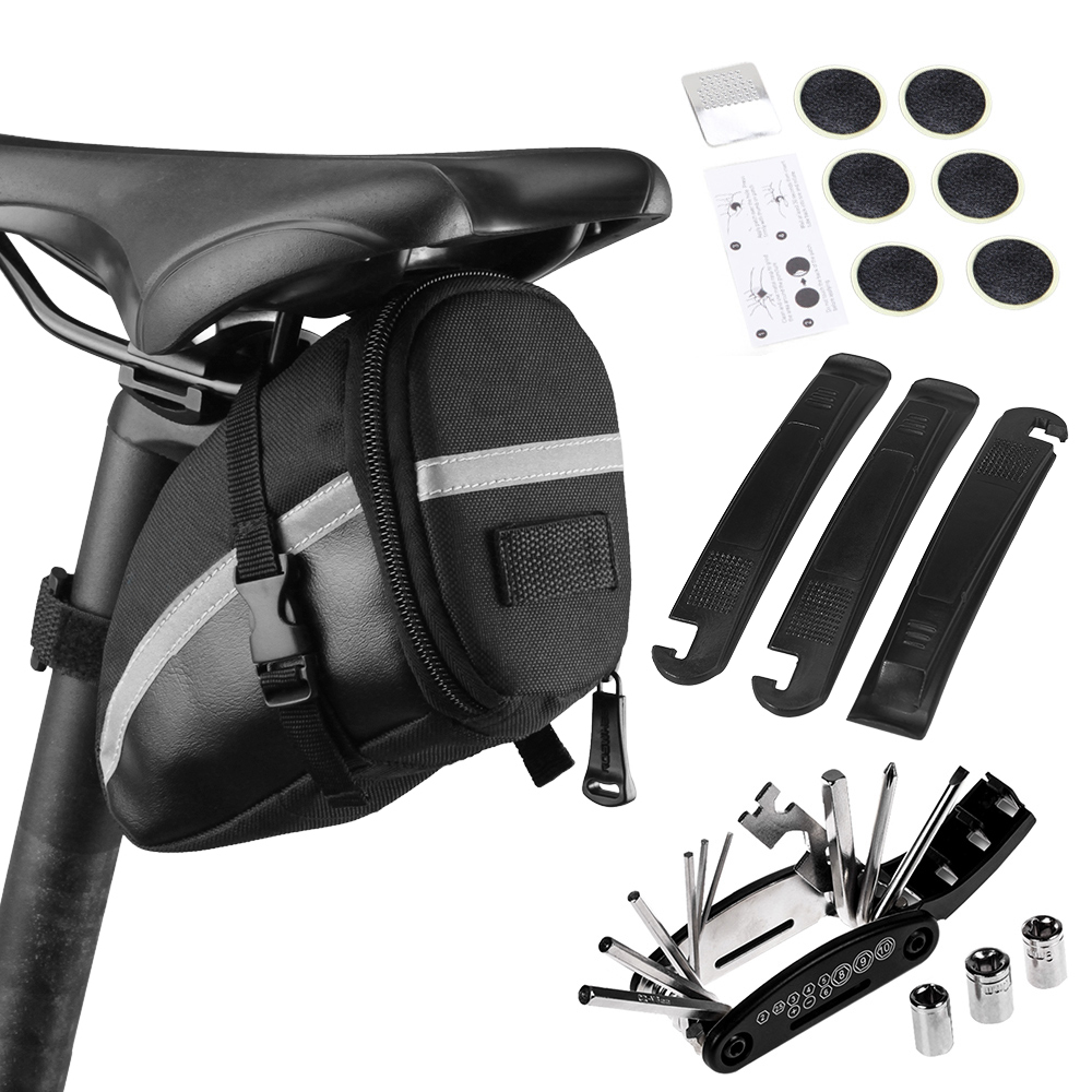 Cycling Gear Storage - Bike Repair Tool Kits Bicycle Saddle
