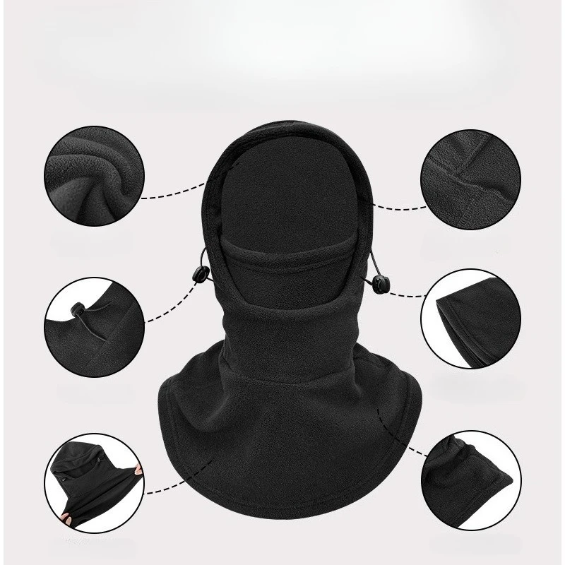 Cycling Gear Cold Weather - Thermal Windproof Balaclava Fleece Lined Face