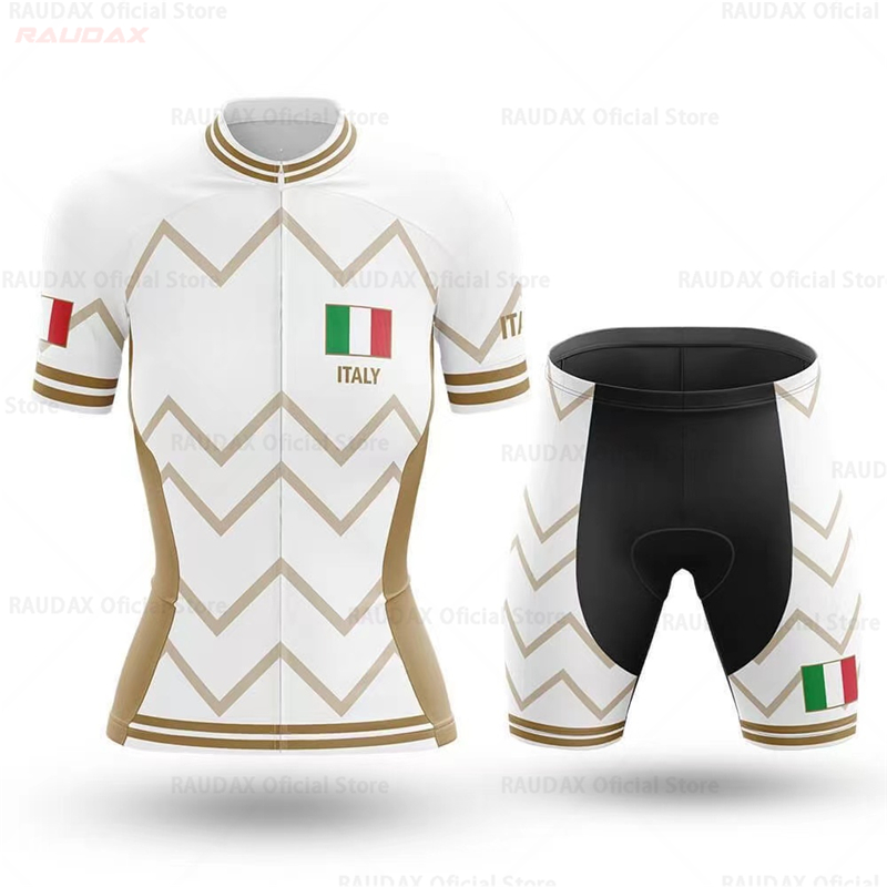 Italy Woman Cycling Set Summer - Cycling Gear Italy ulasan dan harga