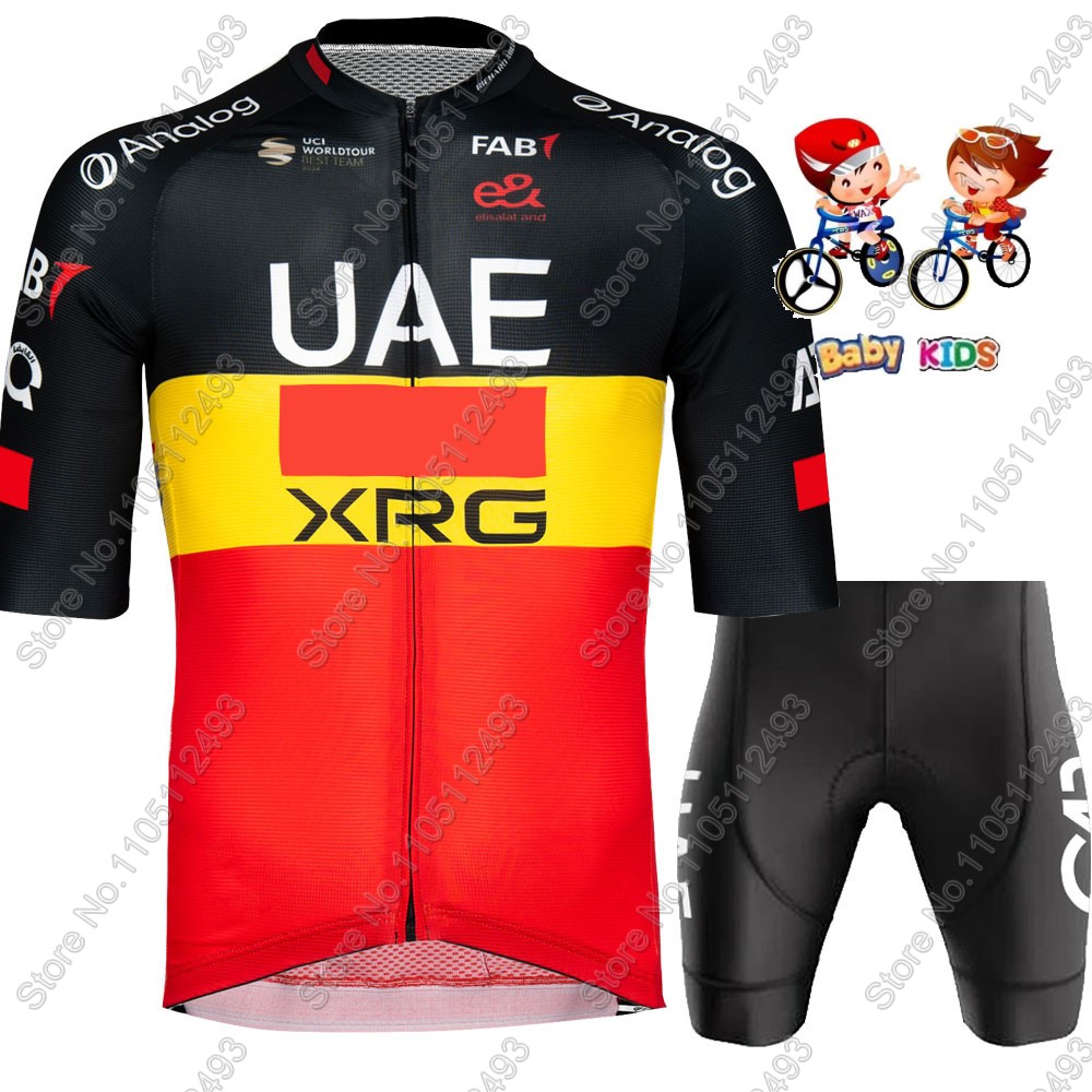 Kids UAE Team 2026 France Tour - Cycling Gear Italy ulasan dan harga