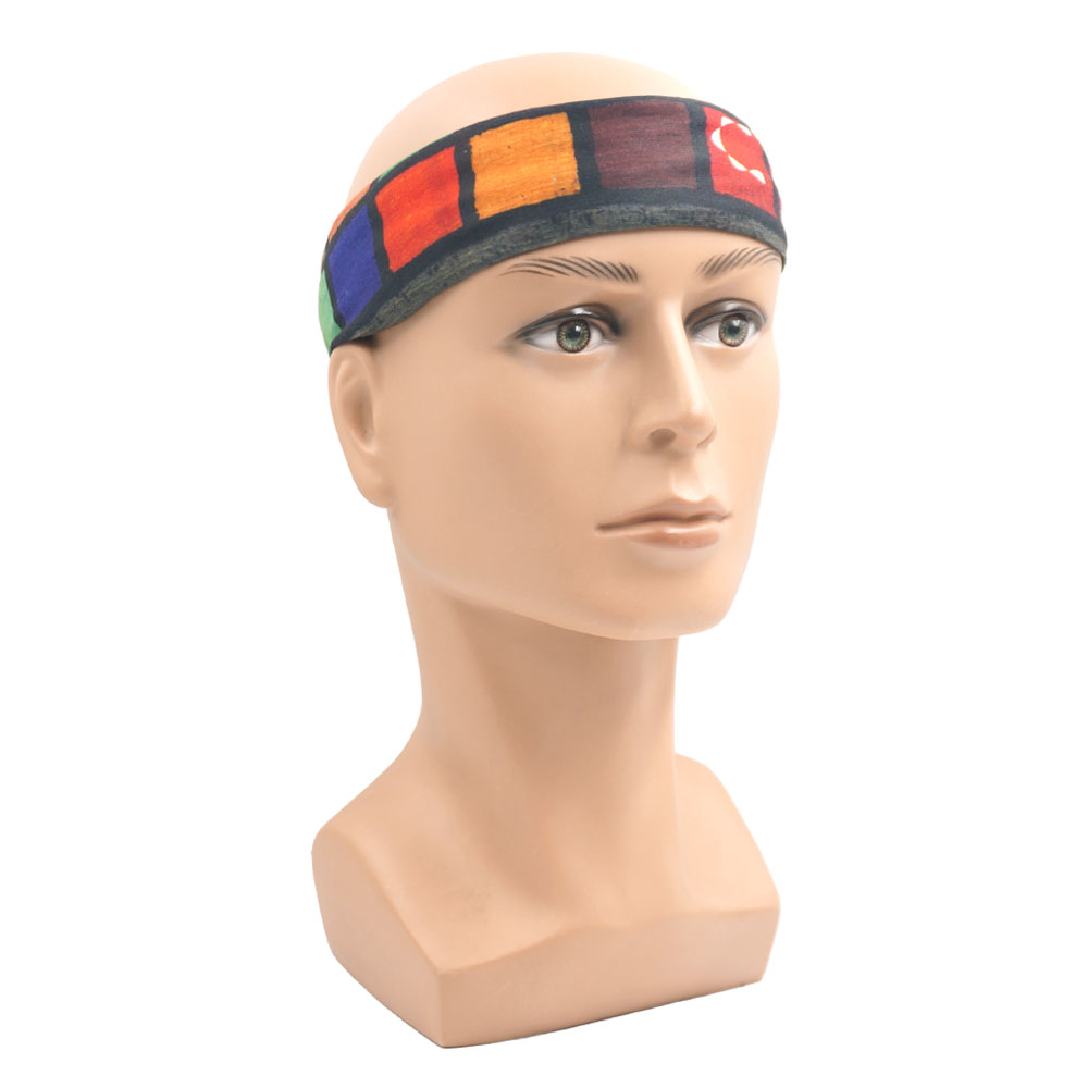 Geometric Plaid Printed Bandan - Cycling Gear For Women ulasan dan harga