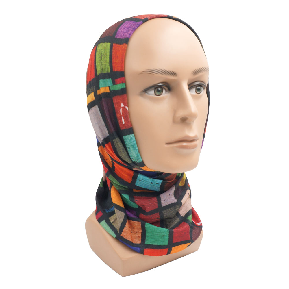 Geometric Plaid Printed Bandan - Cycling Gear For Women ulasan dan harga