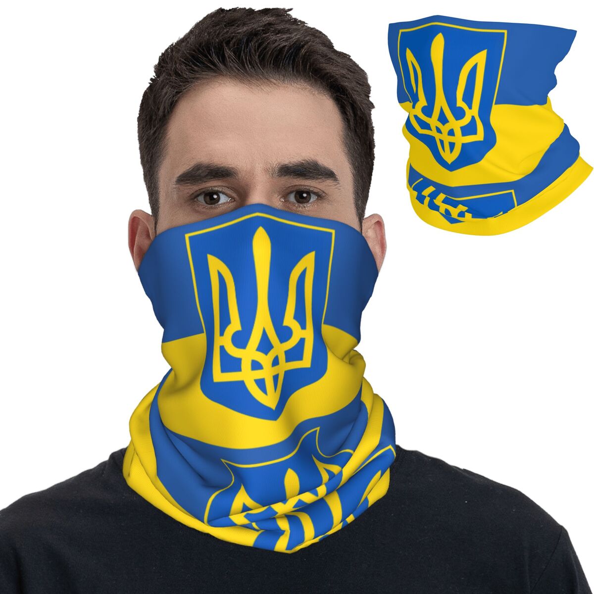 Ukraine Flag Bandana Neck Cove - Cycling Headwear ulasan dan harga