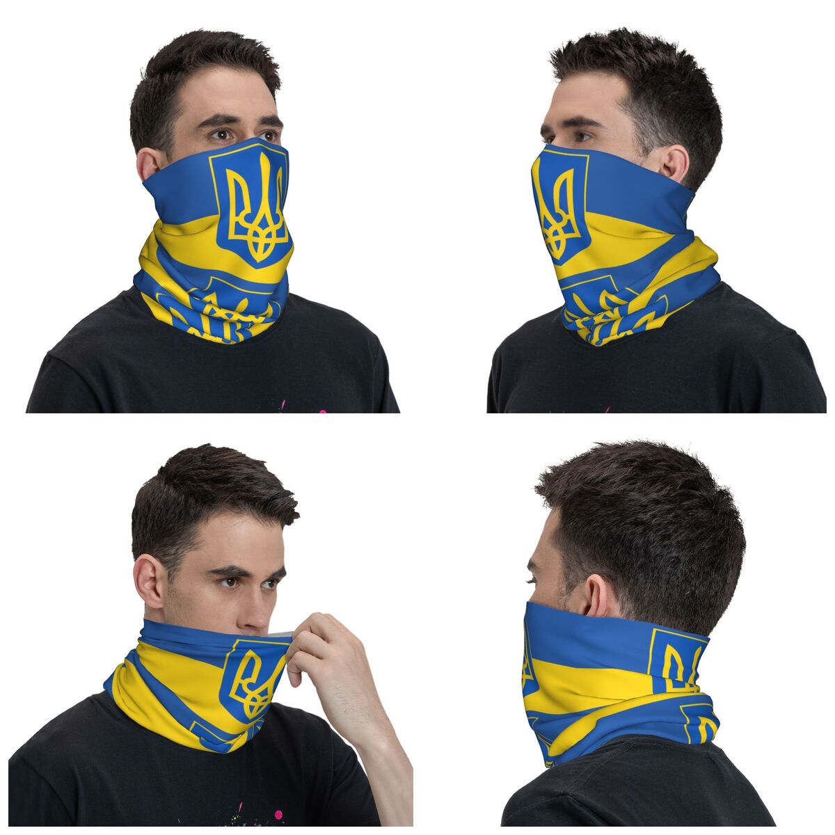 Ukraine Flag Bandana Neck Cove - Cycling Headwear ulasan dan harga