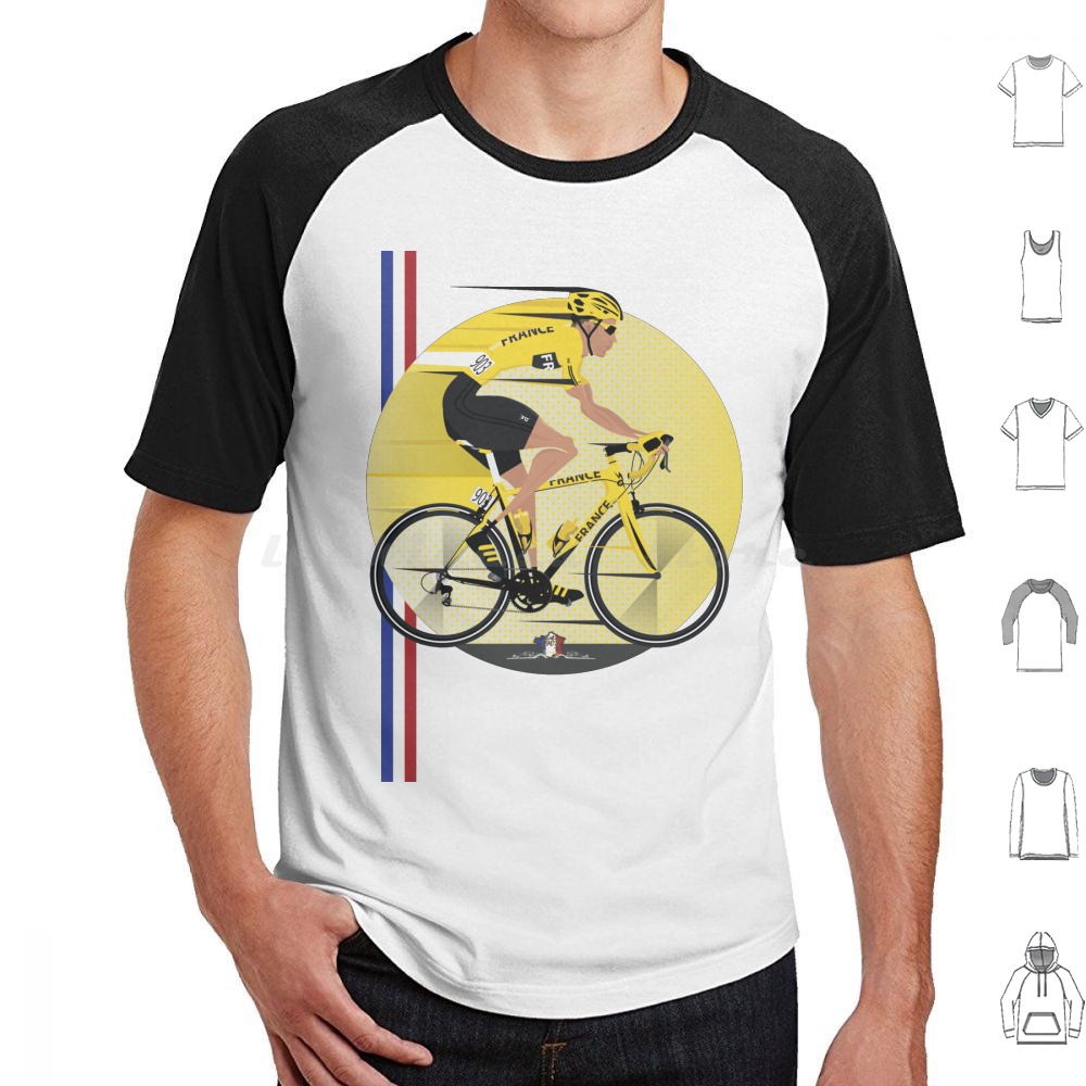 France Yellow Jersey T Shirt 6 - Fixed Gear Cycling Jersey ulasan dan harga