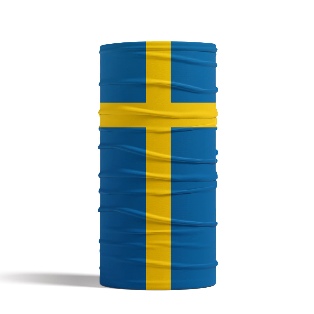 Sweden Flag Printed Bandana He - Cycling Gear For Women ulasan dan harga