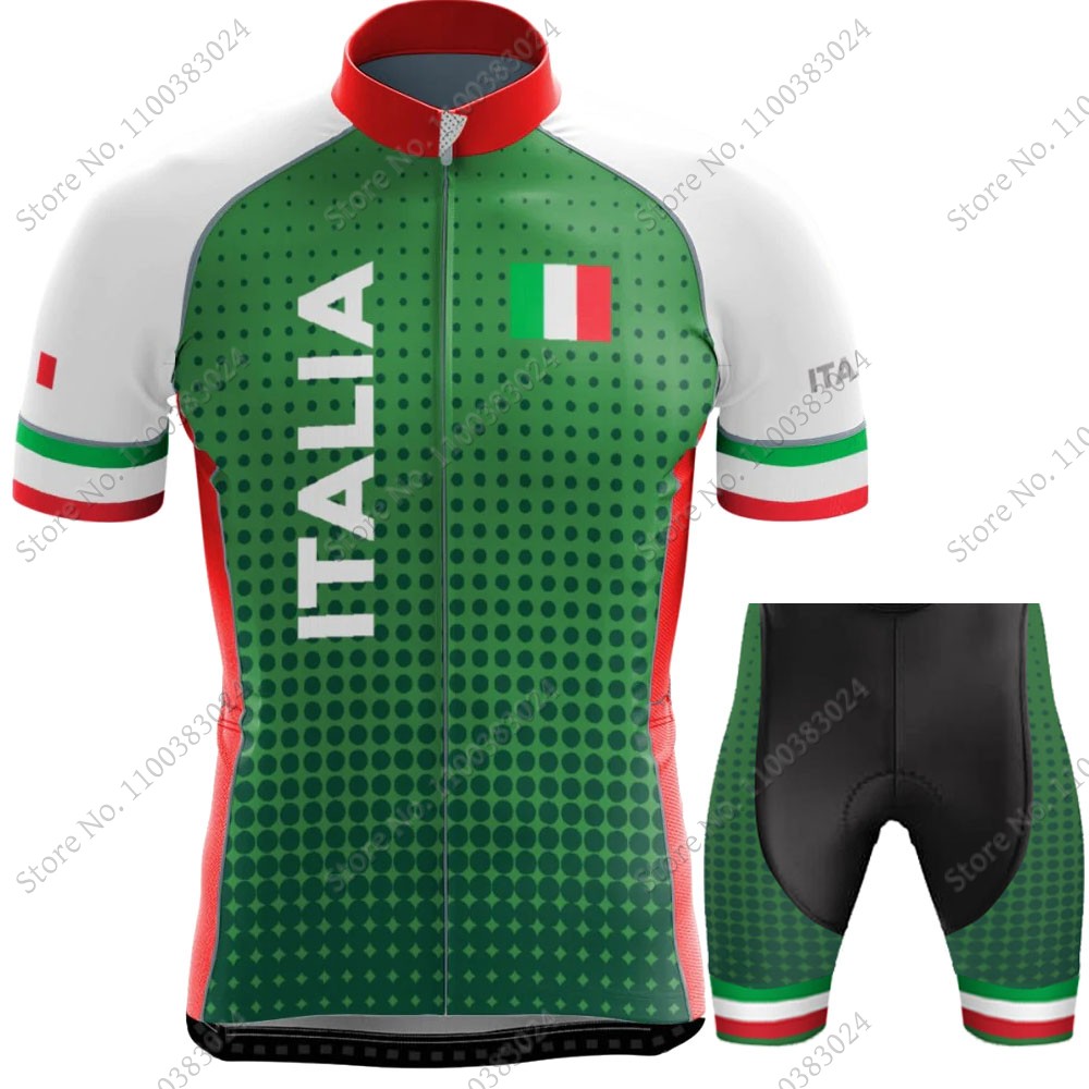 Cycling Jersey 2024 Italy Set  - Cycling Gear Italy ulasan dan harga