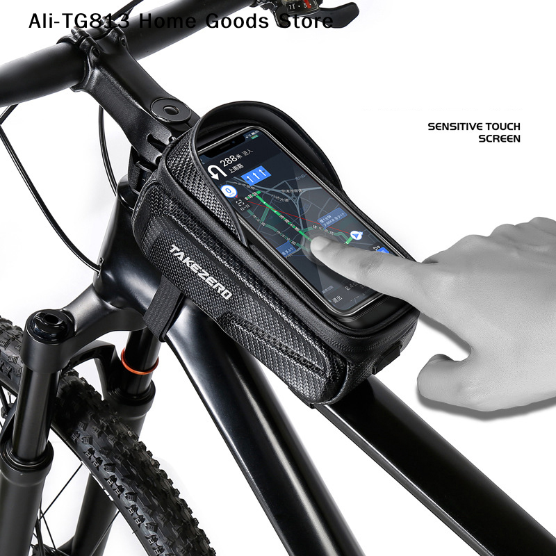 [TG813]Bicycle Bag Front Tube  - Cycling Gear Storage ulasan dan harga