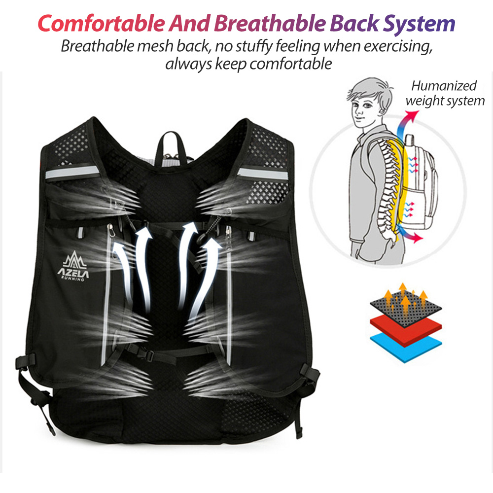 Outdoor Trail Running Backpack - Cycling Gear Travel Bag ulasan dan harga