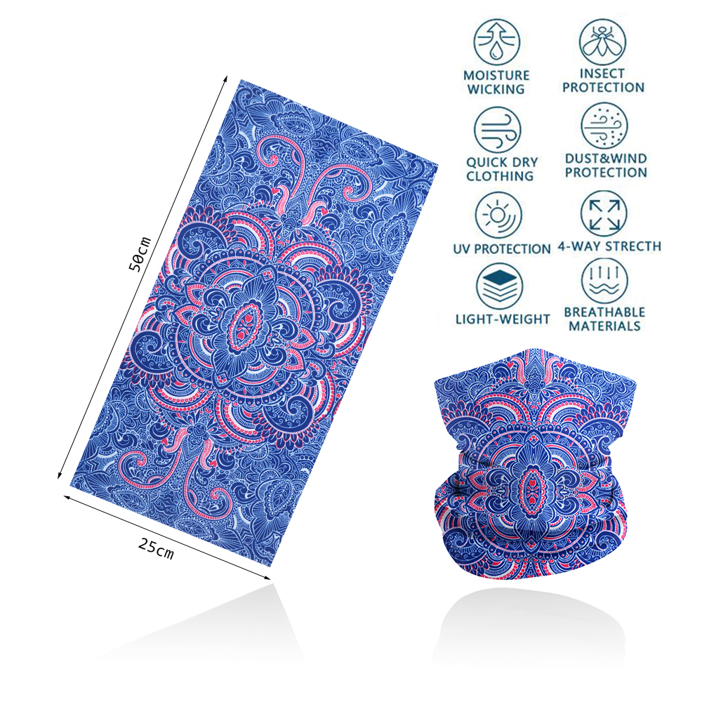 Paisley Face Gaiter Women Wind - Cycling Gear For Women ulasan dan harga