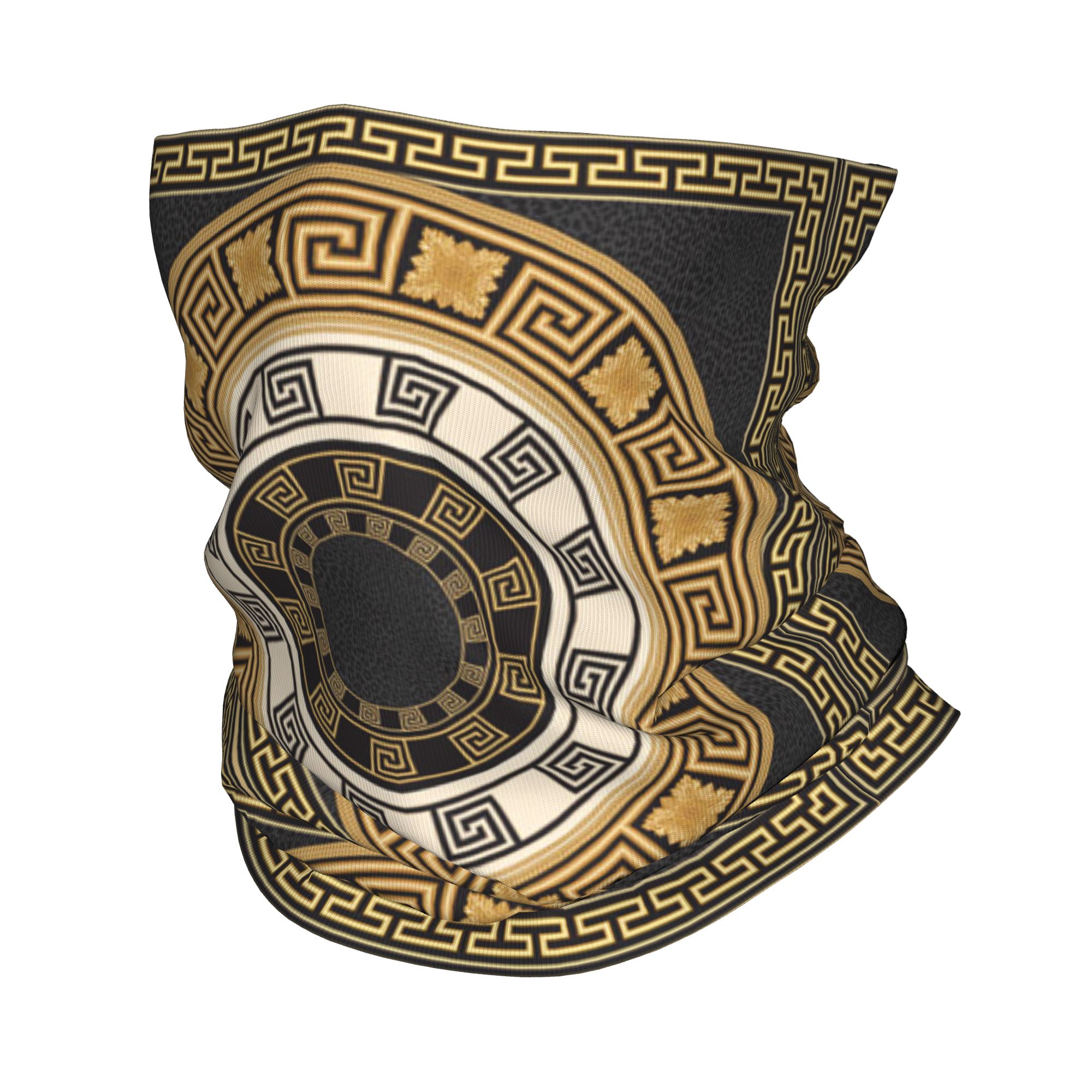Golden Greek Meander Design Ba - Cycling Headwear ulasan dan harga