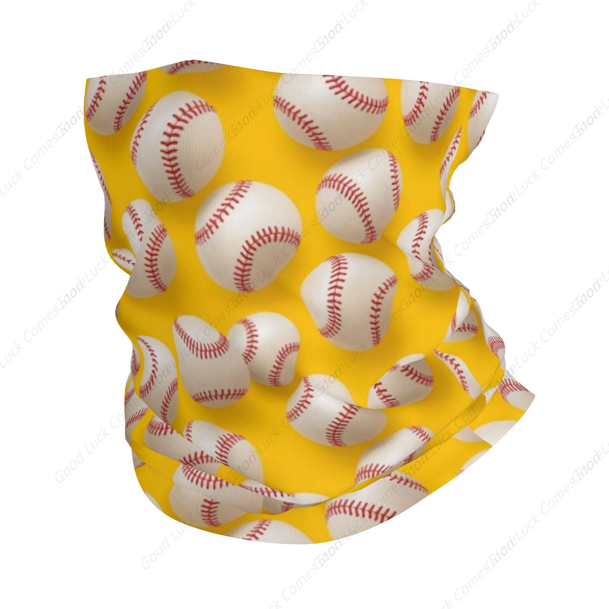 Yellow Softball Neck Gaiter Fa - Cycling Headwear ulasan dan harga