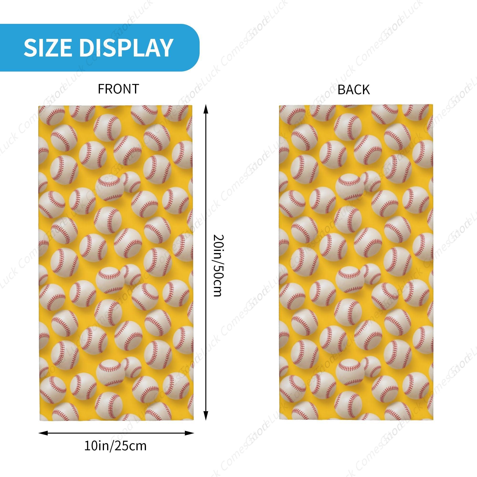 Yellow Softball Neck Gaiter Fa - Cycling Headwear ulasan dan harga