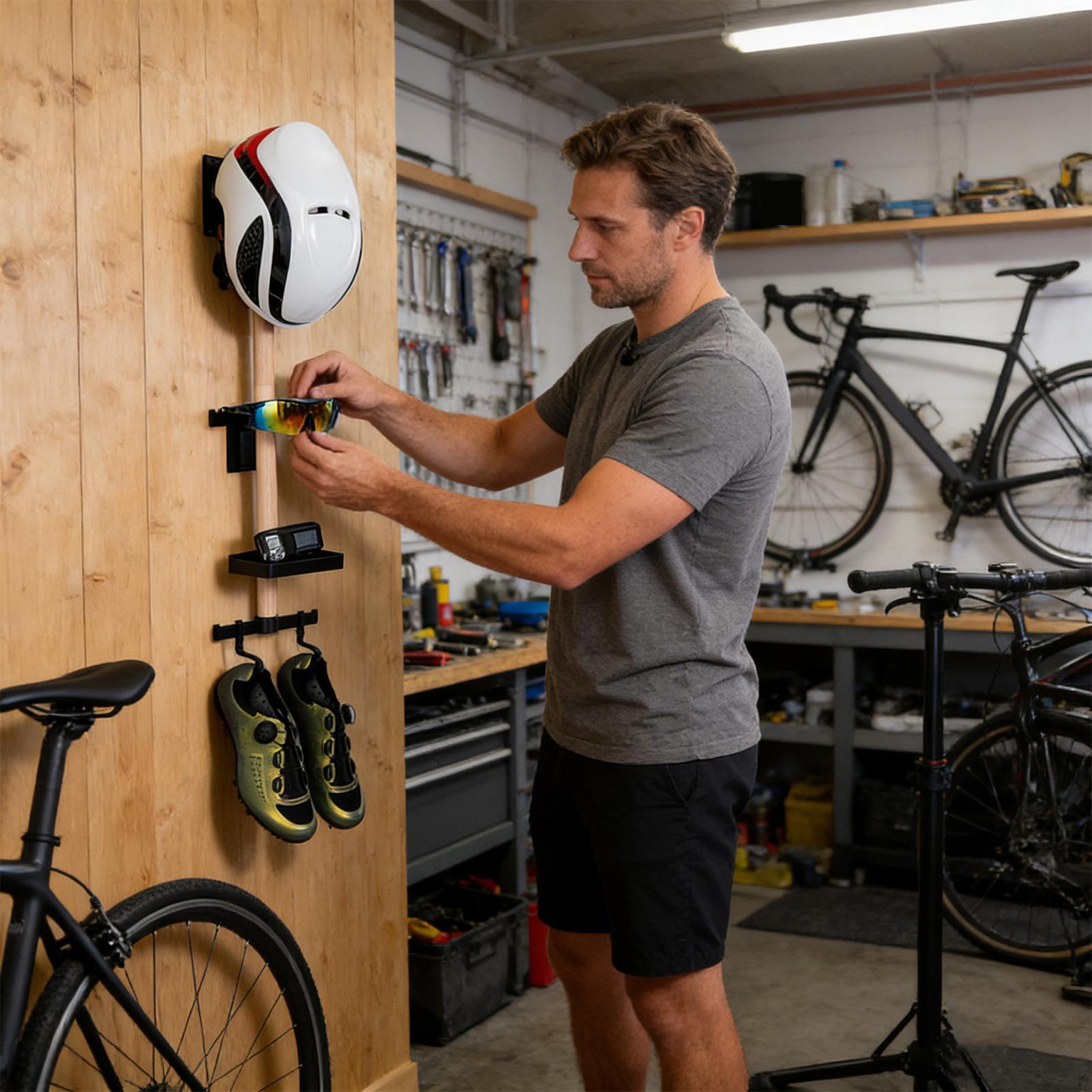Vertical Cycling Gear Organize - Cycling Gear Organizer Wall ulasan dan harga