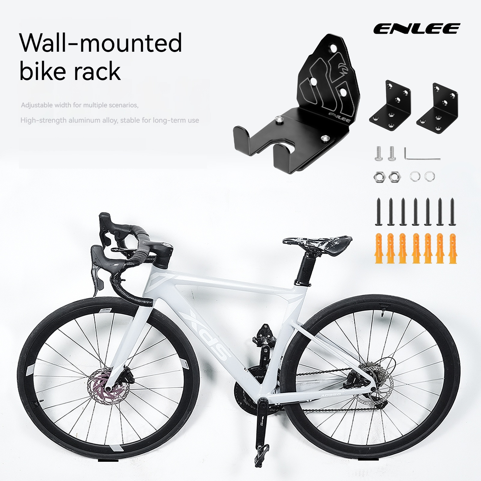 ENLEE Bicycle Rack Wall-Mounte - Cycling Gear Organizer Wall ulasan dan harga