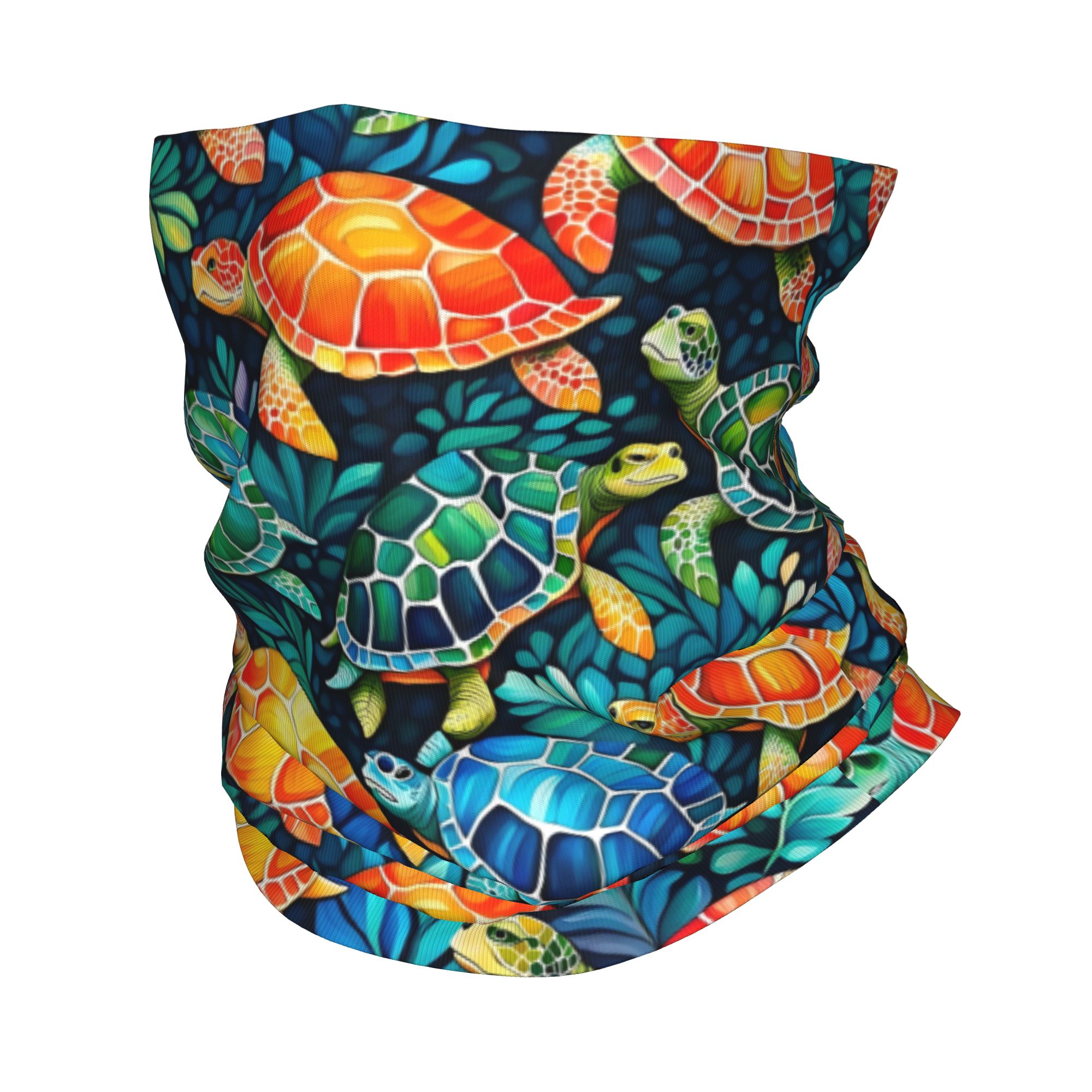 Custom Funny Colorful Sea Turt - Cycling Headwear ulasan dan harga