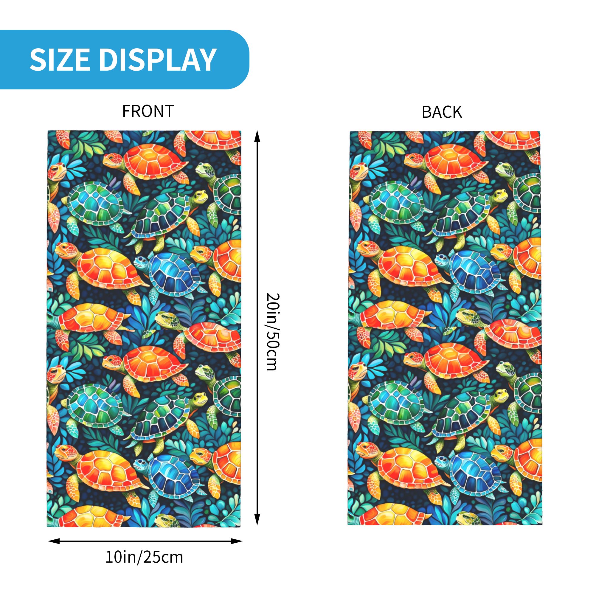 Custom Funny Colorful Sea Turt - Cycling Headwear ulasan dan harga