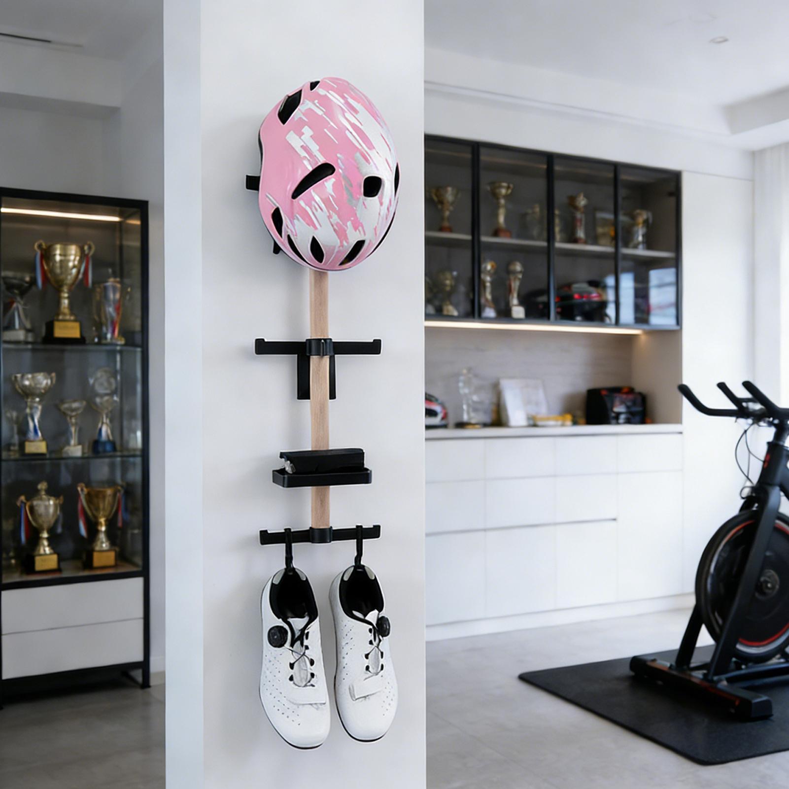 Bike Gear Wall Storage Rack, S - Cycling Gear Organizer Wall ulasan dan harga