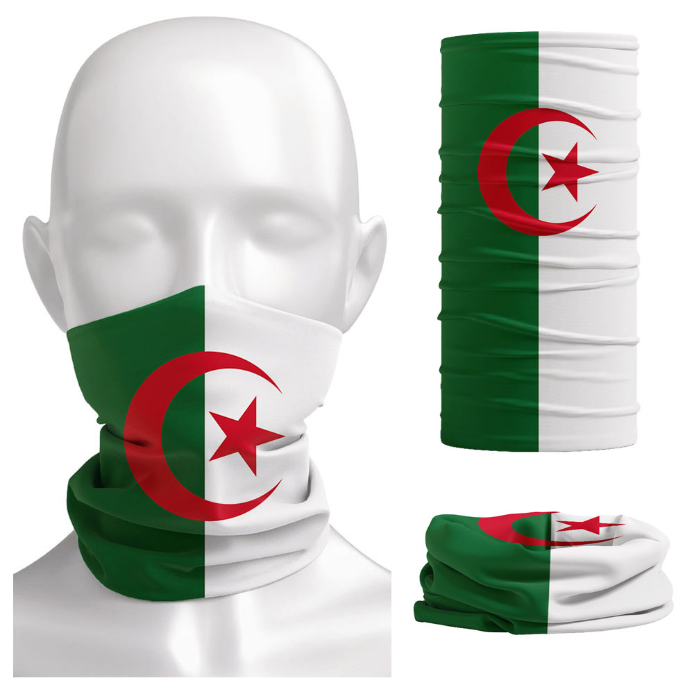 Algeria Flag Printed Bandana H - Cycling Gear For Women ulasan dan harga