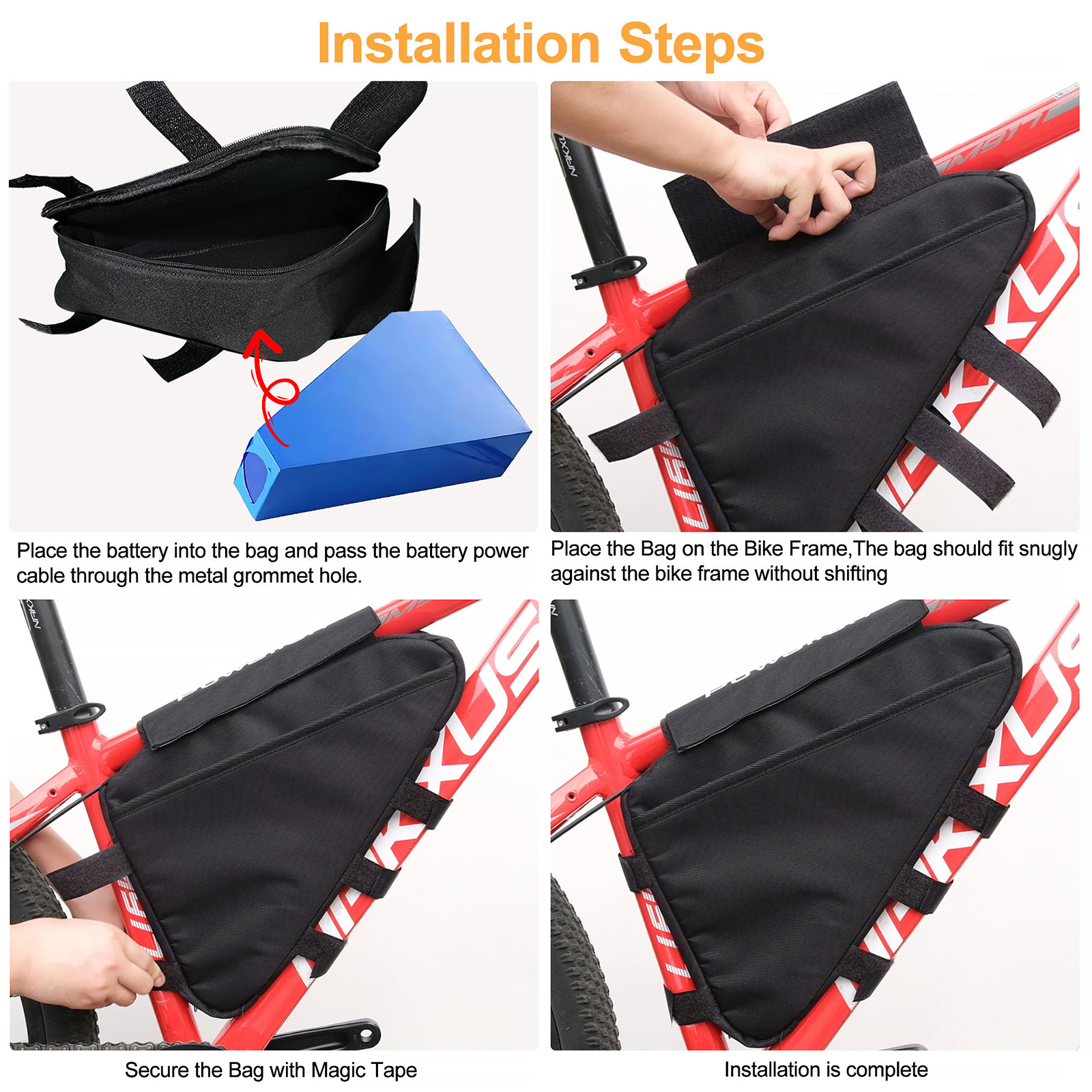 E-Bike Triangle Battery Bag Wa - Cycling Gear Storage ulasan dan harga