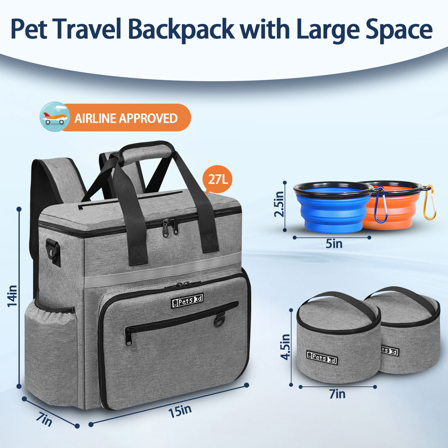 Petskd Outdoor Dog Organizer B - Cycling Gear Travel Bag ulasan dan harga