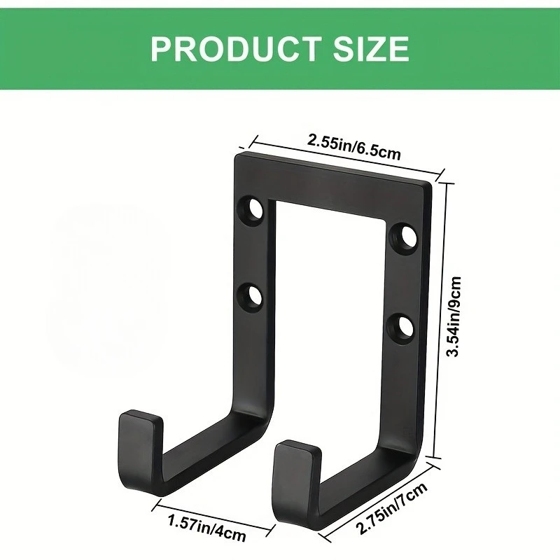 4PCS Wall Mounted Garage Hook, - Cycling Gear Organizer Wall ulasan dan harga