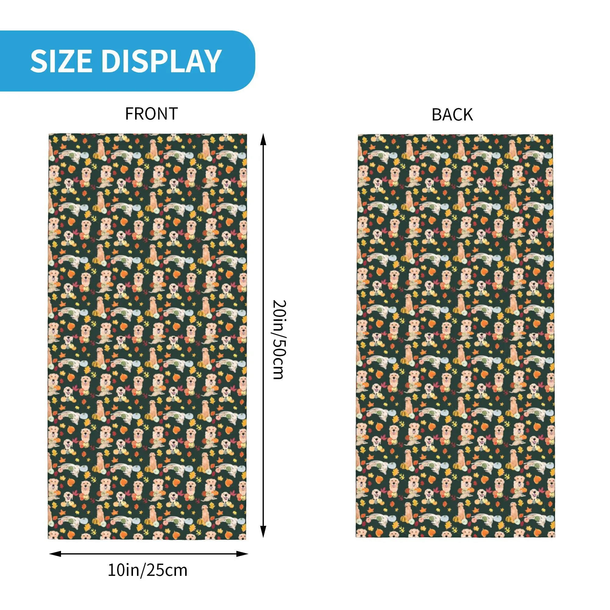 Golden Retriever  Fall Green B - Cycling Headwear ulasan dan harga