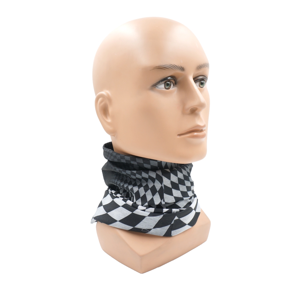 Checkerboard Pattern Bandanas  - Cycling Gear For Women ulasan dan harga