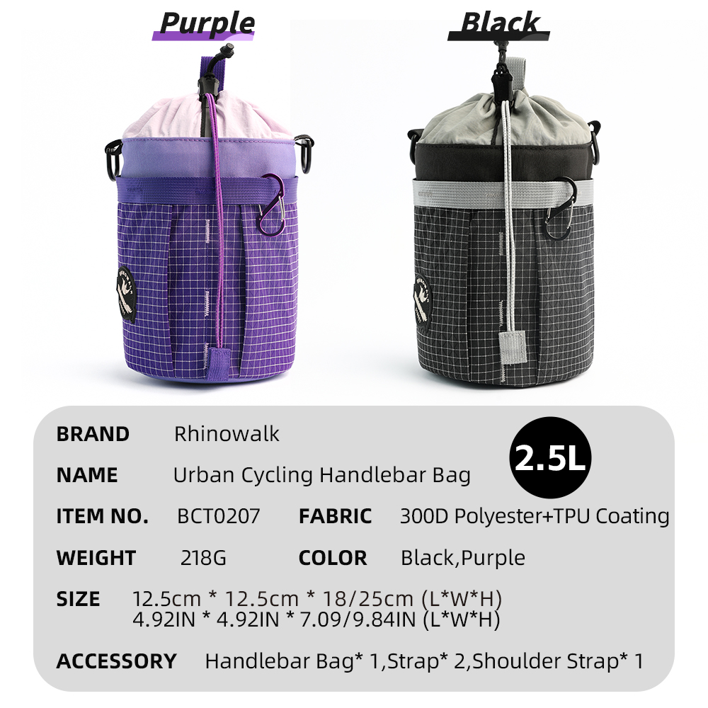 Rhinowalk Bike Handlebar Bag 6 - Cycling Gear Storage ulasan dan harga